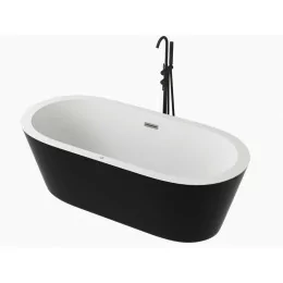 Bañera exenta con hidromasaje Spatec Nera