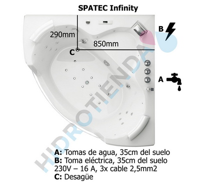 diagrama bañera hidromasaje